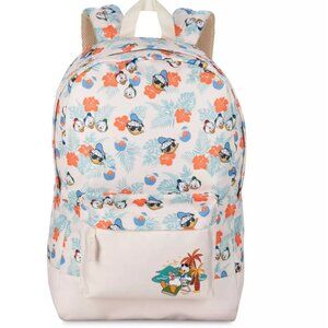 New Donald Duck and Nephews Full Size Backpack | Disney Store | Tropical Print